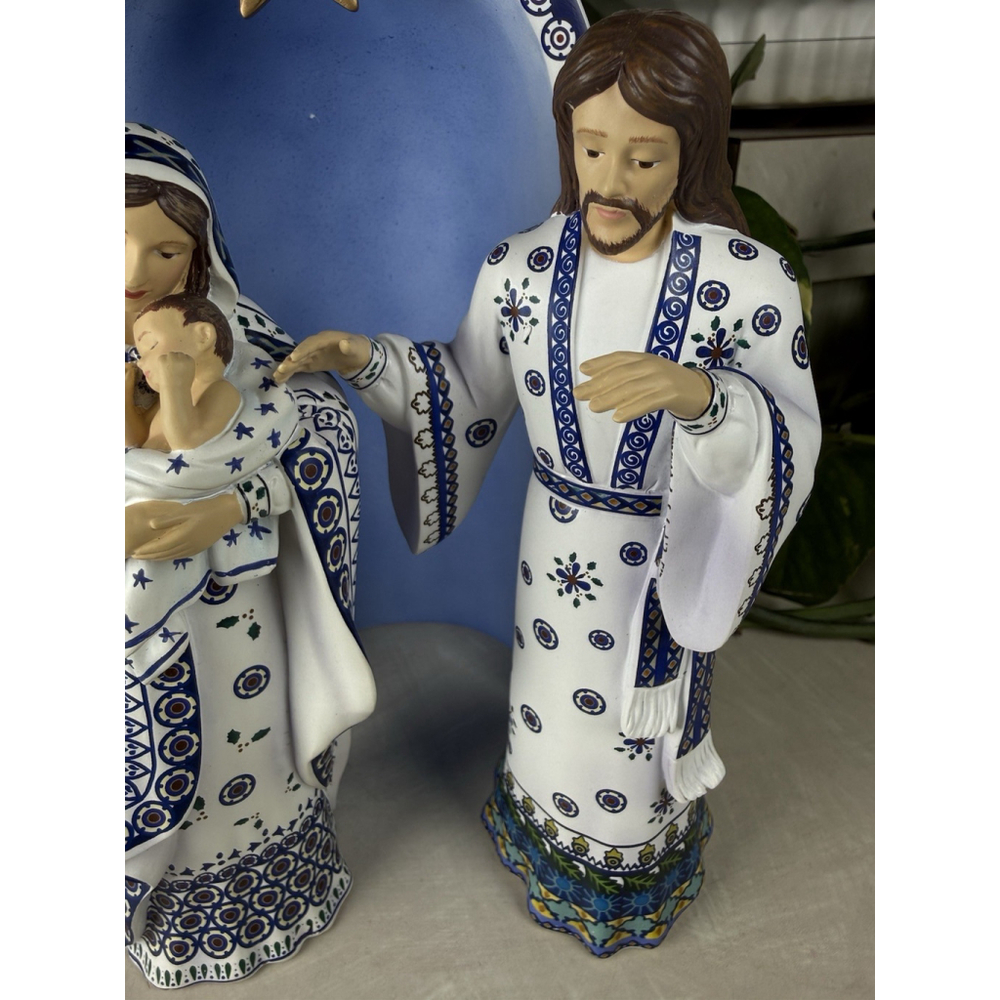 Hawthorne Village The Silent Night Nativity Collection Mary Jesus Joseph Crèche - Picture 3 of 11